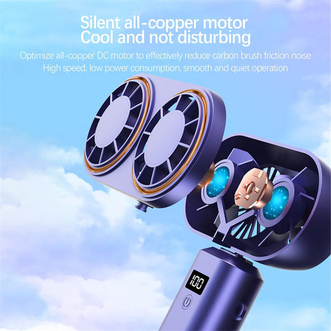 USB Handheld Mini Foldable Fan