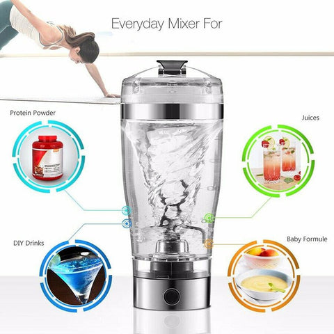 Electric Protein Shaker Bottle